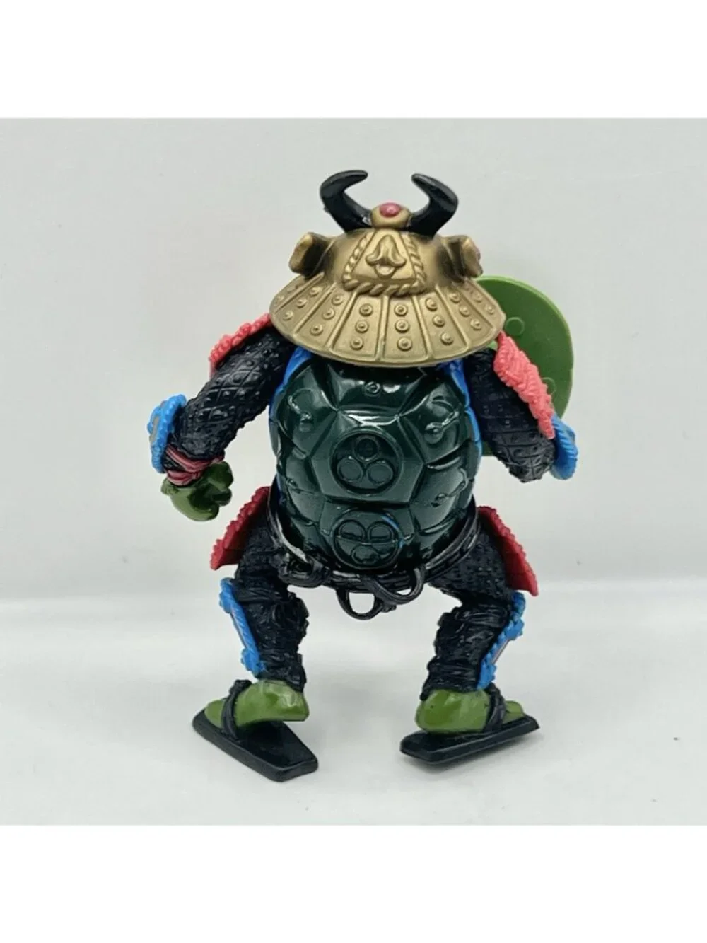 1990 TMNT Teenage Mutant Ninja Turtles – SAMURAI LEONARDO – With Shield